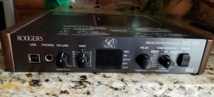 Rodgers MX200 sound module
