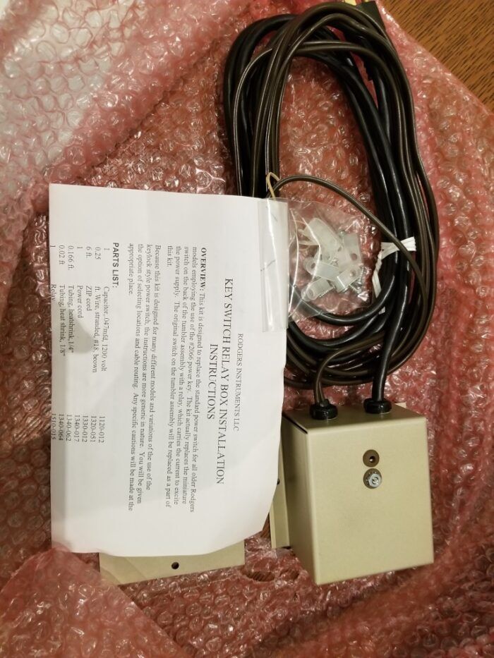 Rodgers Key Switch Relay Box Kit